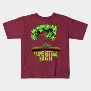 I Love Getting High Kids T-Shirt